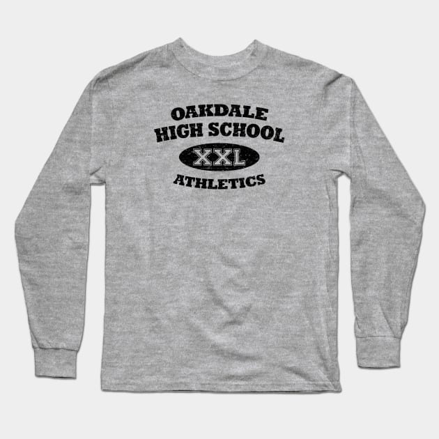 Oakdale High School Athletics (Worn) Long Sleeve T-Shirt by Roufxis